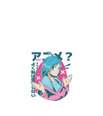 Tricou Anime model nisipiu pe tricou