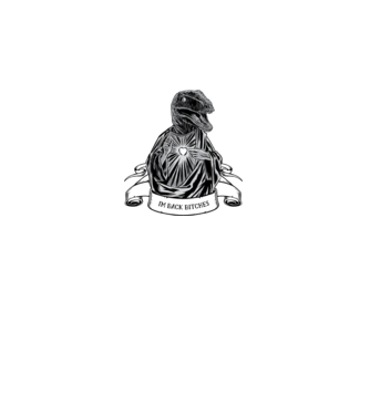 Iisus Raptor Dinozaur model albastru regal pe tricou