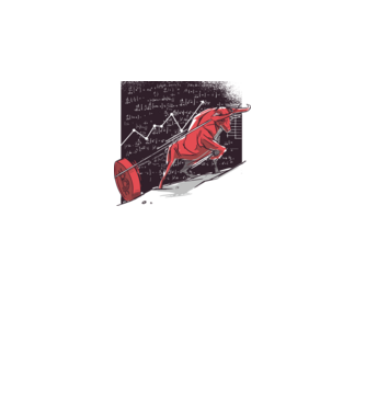 Taur Bitcoin model alb pe tricou