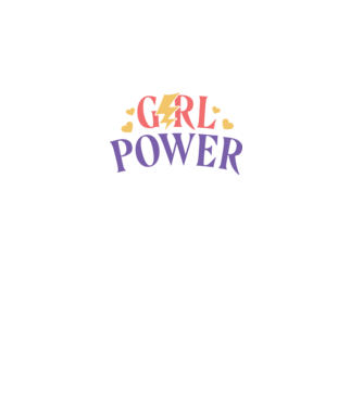 Girl Power Ziua Femeii model alb pe tricou