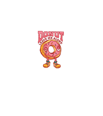 Donut leave me alone model liliachiu pe tricou