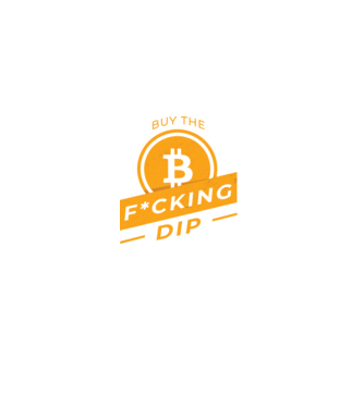 Bitcoin - Buy the fucking dip model negru pe tricou