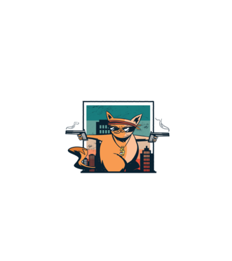 Pew Pew Pew Madafakas Pisică model negru pe tricou
