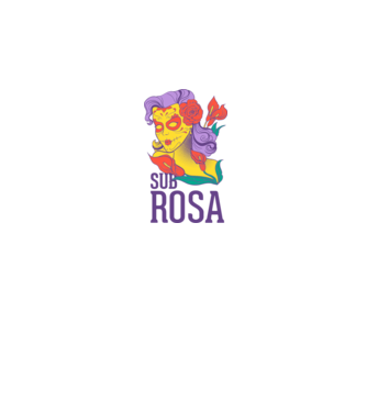 Sub Rosa model alb pe tricou