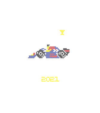 Max Verstappen campion mondial Formula 1 model alb pe tricou