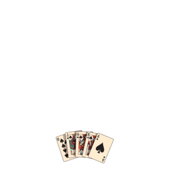 Poker All in model alb pe tricou
