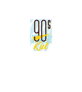 Retro 90s Kid model gri pe tricou