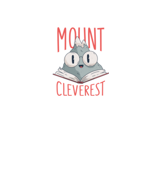 Tricou Mount Cleverest model alb pe tricou