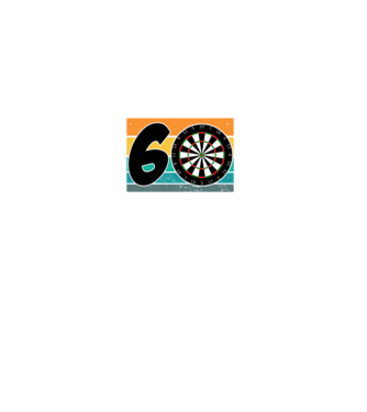 'I''m not 60 I''m triple 20 darts birthday' model turcoaz pe tricou
