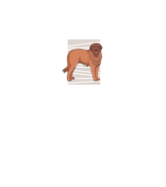 Câine ciobănesc Leonberg model negru pe tricou
