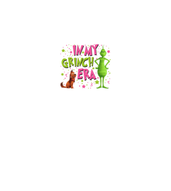 In my Grinch era model negru pe tricou