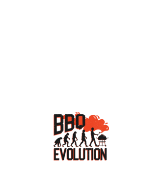 BBQ Evoluție Grătar model negru pe tricou