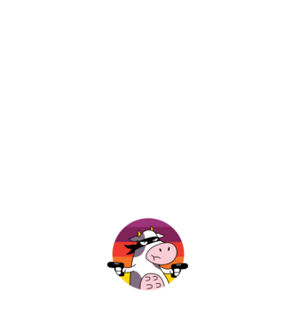 Pew Pew Pew Madafakas Vacă model alb pe tricou