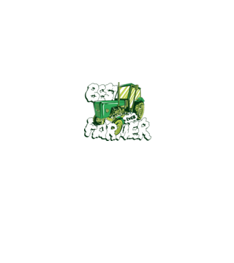 Best Farmer Ever cu Tractor model negru pe tricou