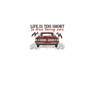 Life is too boring to drive boring cars model gri pe tricou