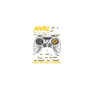 Nivel Finalizat 50 1975 model negru pe tricou