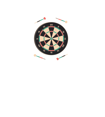 Tablă Darts model negru pe tricou