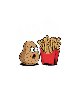 Is that you BRO?!! Negru model nisipiu pe tricou