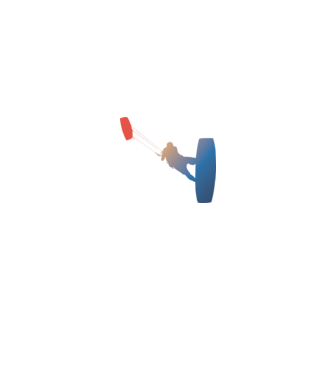 Kite Surfer model alb/roșu pe tricou