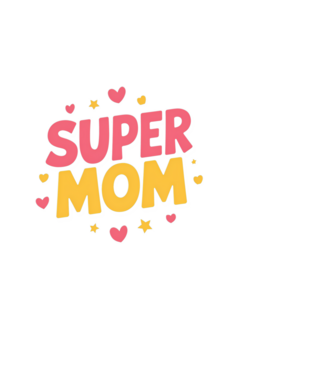 Super Mom Negru model negru pe tricou
