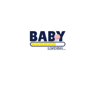 Baby is loading - tricou amuzant pentru mămici model alb pe tricou