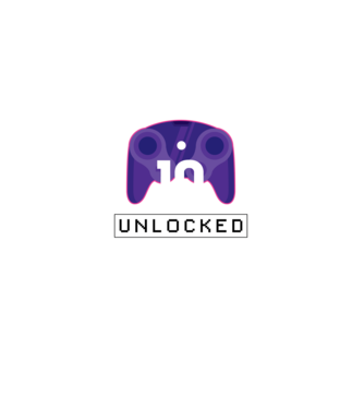 Level 10 Unlocked Gamer Birthday model negru pe tricou