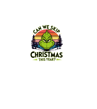 Can we skip christmas this year model roz deschis pe tricou