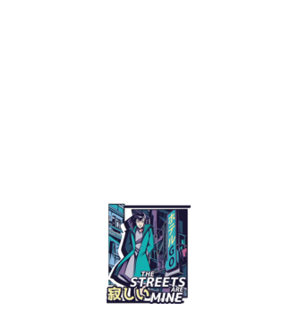 Anime Vaporwave benzi desenate model alb pe tricou
