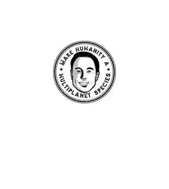 Make humanity a Multiplanet species Elon Musk model gri pe tricou