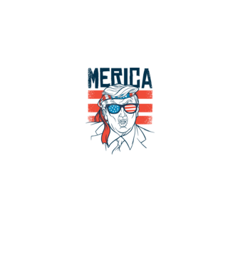 Merica Trump 2020 Usa model gri pe tricou