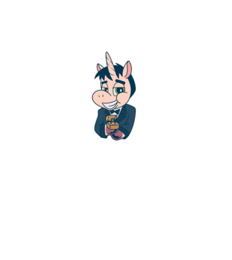 Mire unicorn model turcoaz pe tricou