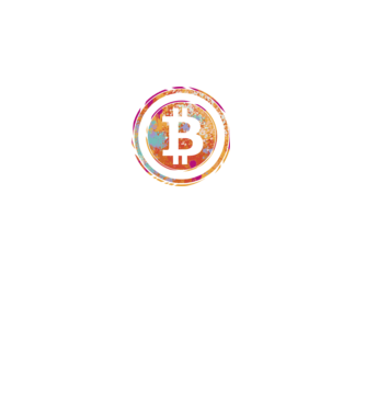 Bitcoin Watercolor model negru pe tricou
