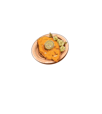 Șnițel vienez Wiener Schnitzel model verde închis pe tricou