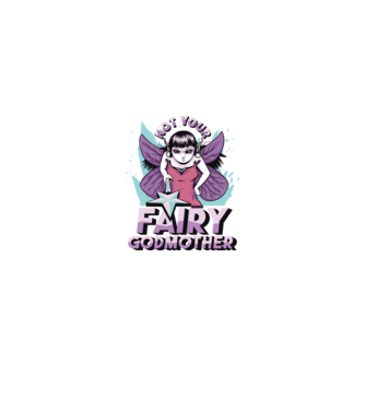 Not Your Fairy Godmother model negru pe tricou
