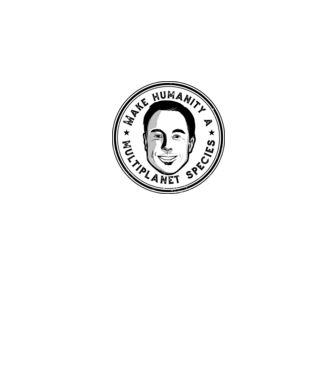 Make humanity a Multiplanet species Elon Musk model gri pe tricou