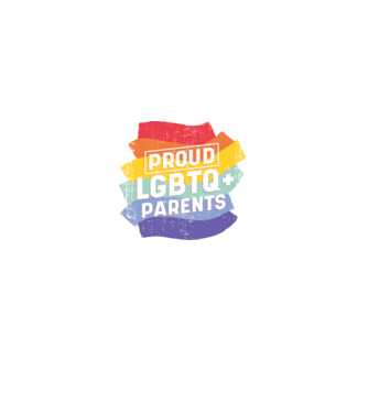 Părinți mândri LGBTQ model negru pe tricou