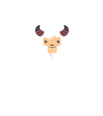 Goat Halloween model albastru închis pe tricou
