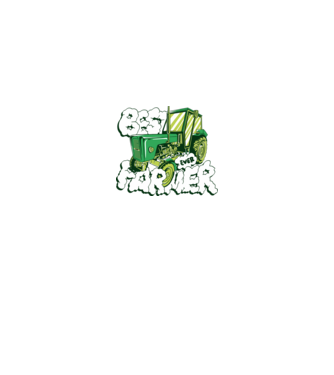 Best Farmer Ever cu Tractor model negru pe tricou