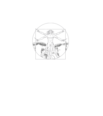 Da Vinci tobe model alb pe tricou