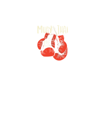 Muay Thai model negru pe tricou