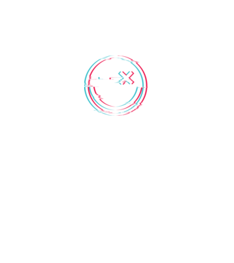 Smile glitch neon tiktok style model negru pe tricou
