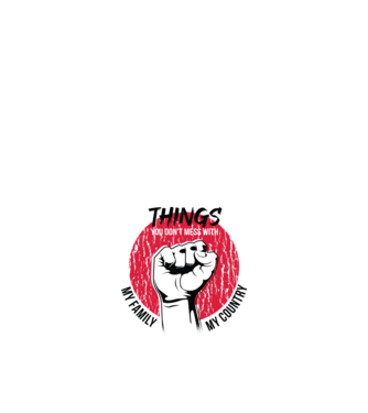 3 lucruri de care să nu te legi: Familia mea, țara mea și libertatea mea model nisipiu pe tricou
