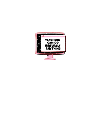 Home Office Pentru profesori model alb pe tricou