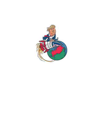 Trump bombă model gri pe tricou