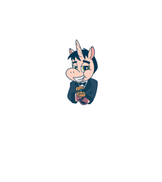 Mire unicorn model gri pe tricou
