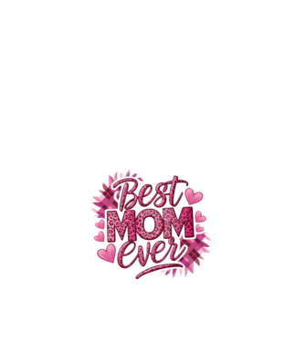 Best Mom Ever model alb pe tricou