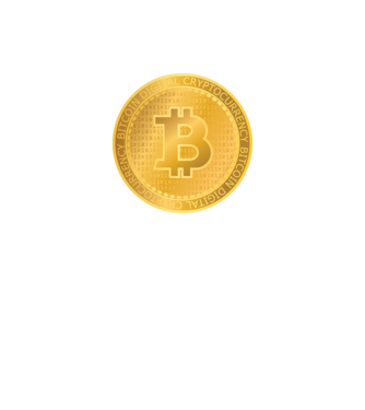 Monedă de aur Bitcoin model negru pe tricou