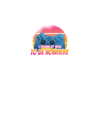 I paused my game to be nowhere model negru pe tricou