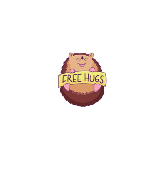 Free Hugs Arici model mentă pe tricou