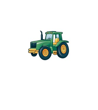 Desen Tractor model nisipiu pe tricou
